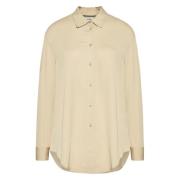 Elegante en Comfortabele Damesblouse Calvin Klein , Beige , Dames