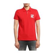 Poloshirt Karl Lagerfeld , Red , Heren