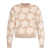 Trui met logo Kenzo , Beige , Dames