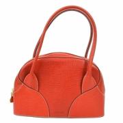 Pre-owned Fabric handbags Loewe Pre-owned , Orange , Dames