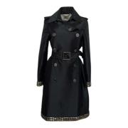 Pre-owned Fabric outerwear Burberry Vintage , Black , Dames