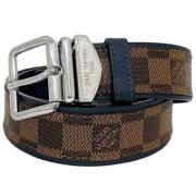 Pre-owned Canvas belts Louis Vuitton Vintage , Brown , Dames