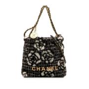 Pre-owned Leather chanel-bags Chanel Vintage , Black , Dames