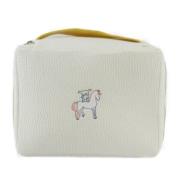 Pre-owned Fabric handbags Hermès Vintage , White , Dames