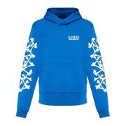 Sweatshirt met logo Amiri , Blue , Heren