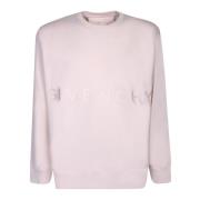 Roze Sweatshirt Ronde Hals Logo Print Givenchy , Pink , Heren