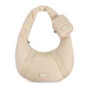 Schoudertas met logo Kenzo , Beige , Dames