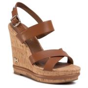 Kitten Heel Sandalen Tommy Hilfiger , Brown , Dames