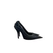 Pre-owned Leather heels Balenciaga Vintage , Black , Dames