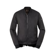 Aviator Bomber Jas Moorer , Black , Heren