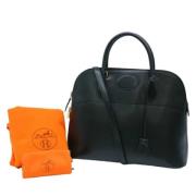 Pre-owned Fabric handbags Hermès Vintage , Black , Dames