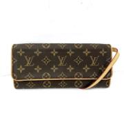 Pre-owned Canvas shoulder-bags Louis Vuitton Vintage , Brown , Dames