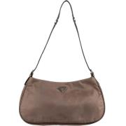 Pre-owned Leather shoulder-bags Louis Vuitton Vintage , Brown , Dames