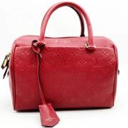 Pre-owned Leather louis-vuitton-bags Louis Vuitton Vintage , Red , Dam...