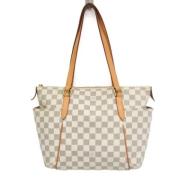 Pre-owned Canvas louis-vuitton-bags Louis Vuitton Vintage , Beige , Da...