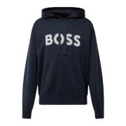 Heren Trui Kallivan Hugo Boss , Blue , Heren