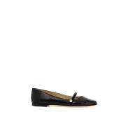 Nappa Leren Ballerina Flats Jimmy Choo , Black , Dames