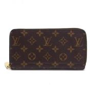 Pre-owned Canvas wallets Louis Vuitton Vintage , Brown , Dames