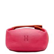 Pre-owned Fabric handbags Hermès Vintage , Pink , Dames