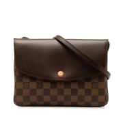 Pre-owned Plastic shoulder-bags Louis Vuitton Vintage , Brown , Dames