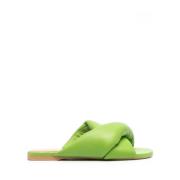 Platte Twist Sandaal JW Anderson , Green , Dames