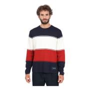 Color Block Gebreide Crew Neck Sweater Tommy Hilfiger , Multicolor , H...