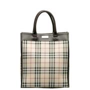 Pre-owned Fabric handbags Burberry Vintage , Beige , Dames