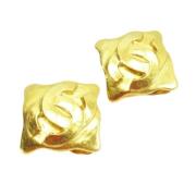 Pre-owned Metal chanel-jewelry Chanel Vintage , Yellow , Dames