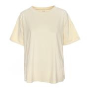 Groen Logo Oversized T-Shirt American Vintage , Beige , Heren