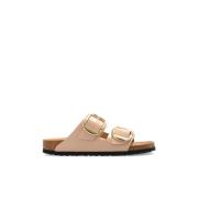 Arizona Big Buckle Sandalen Birkenstock , Beige , Dames