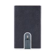 Blauwe Rfid Creditcard Portemonnee Piquadro , Blue , Heren