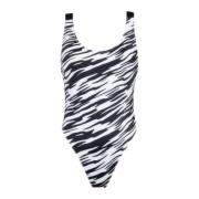 Dames Badpak Scoop Back One Piece Calvin Klein , Multicolor , Dames