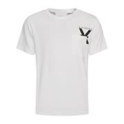 Heren Casual T-Shirt John Richmond , White , Heren