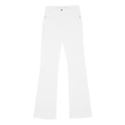 Wide Trousers Patrizia Pepe , White , Dames