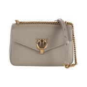 Klassieke Cupido Messenger Tas Pinko , Beige , Dames