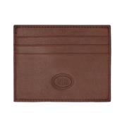 Bruin Leren Creditcardhouder The Bridge , Brown , Heren