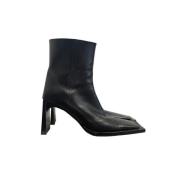 Pre-owned Leather boots Balenciaga Vintage , Black , Dames