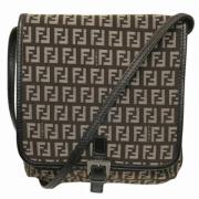 Pre-owned Fabric fendi-bags Fendi Vintage , Gray , Dames