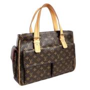 Pre-owned Fabric louis-vuitton-bags Louis Vuitton Vintage , Brown , Da...