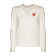 Stijlvolle T-shirts en Polos Comme des Garçons Play , White , Dames