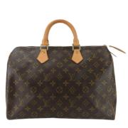 Pre-owned Fabric louis-vuitton-bags Louis Vuitton Vintage , Brown , Da...