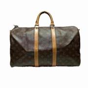 Pre-owned Canvas handbags Louis Vuitton Vintage , Brown , Dames