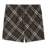 Zee Bruin Mesh Zwemshorts Burberry , Multicolor , Heren