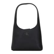 Minimal Monogram Schoudertas voor Vrouwen Calvin Klein , Black , Dames