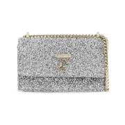 Glitter Bohemia Mini Schoudertas Jimmy Choo , Gray , Dames