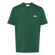 Groene T-shirts en Polos met Logoed Patch Autry , Green , Heren