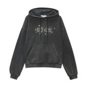 Zwarte Sweater Collectie Msgm , Black , Dames