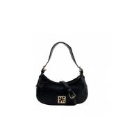 Rosemary Kleine Hobo Tas Ermanno Scervino , Black , Dames