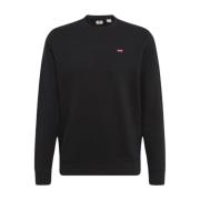 Heren Crewneck Sweatshirt Levi's , Black , Heren