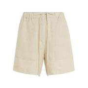 Korte Zomer Shorts Tommy Hilfiger , Beige , Dames